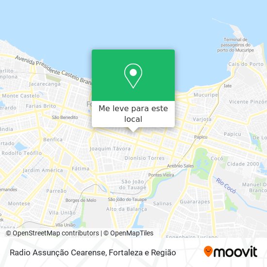 Radio Assunção Cearense mapa