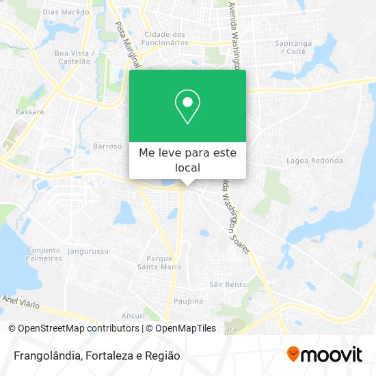 Frangolândia mapa
