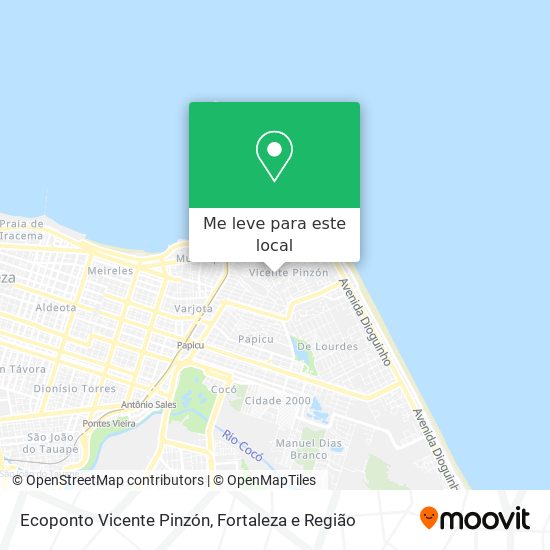 Ecoponto Vicente Pinzón mapa