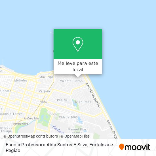 Escola Professora Aída Santos E Silva mapa