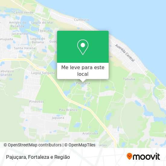 Pajuçara mapa
