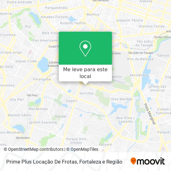 Prime Plus Locação De Frotas mapa