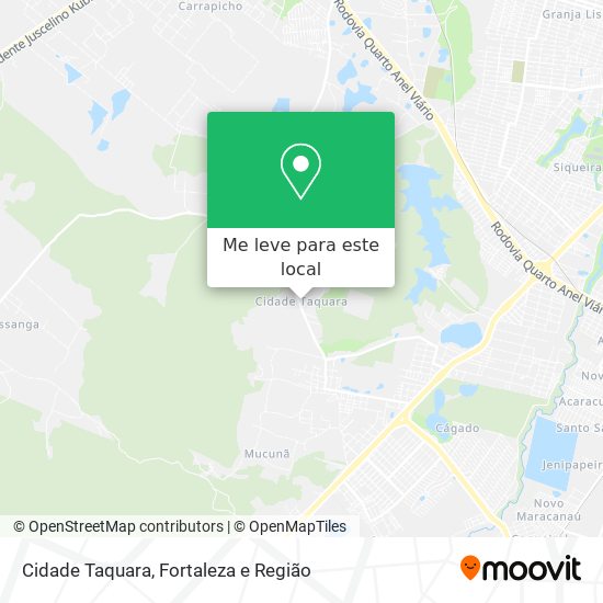 Cidade Taquara mapa