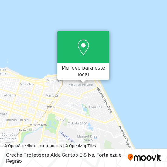 Creche Professora Aída Santos E Silva mapa