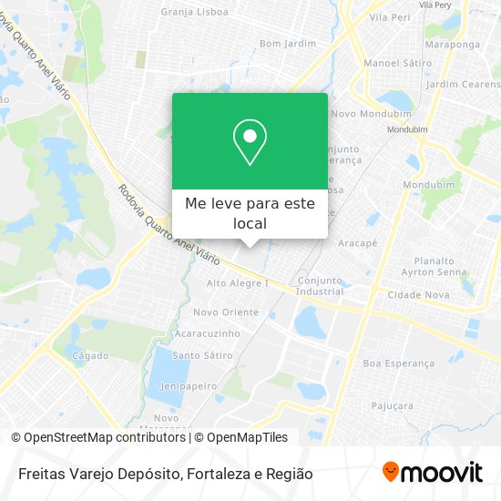 Freitas Varejo Depósito mapa