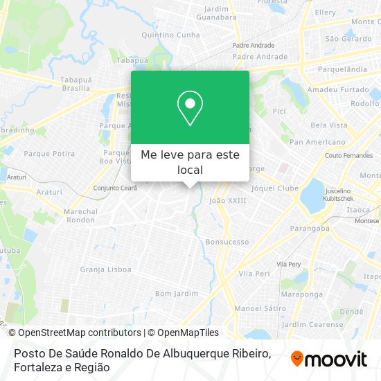 Posto De Saúde Ronaldo De Albuquerque Ribeiro mapa