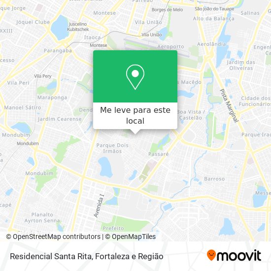 Residencial Santa Rita mapa