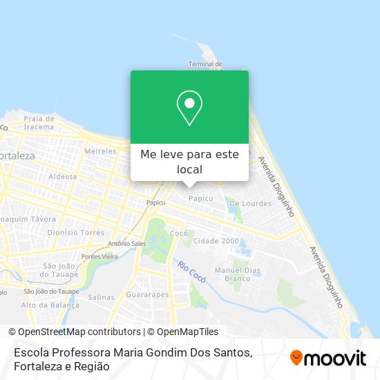 Escola Professora Maria Gondim Dos Santos mapa