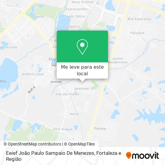 Eeief João Paulo Sampaio De Menezes mapa