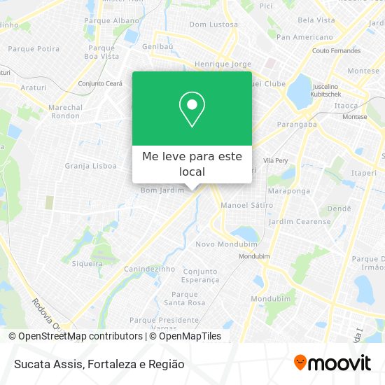 Sucata Assis mapa