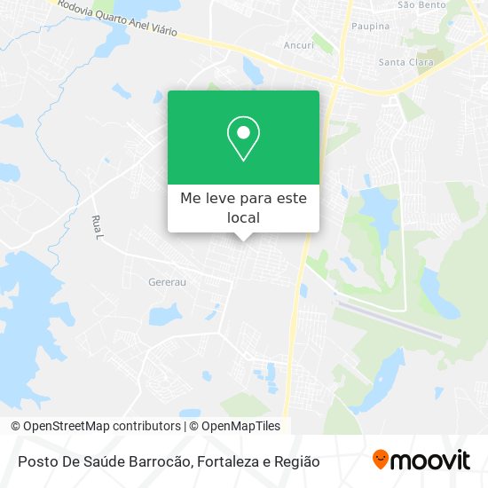 Posto De Saúde Barrocão mapa