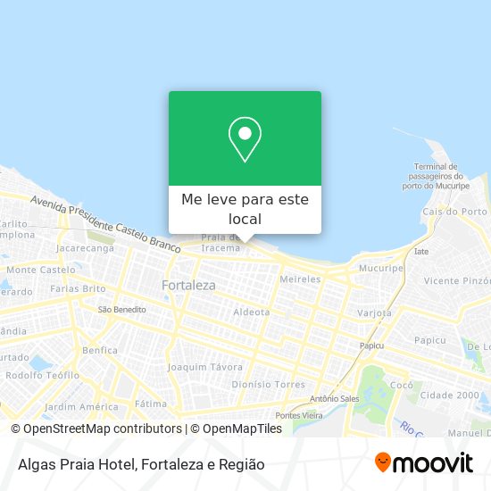 Algas Praia Hotel mapa