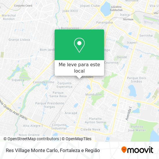Res Village Monte Carlo mapa