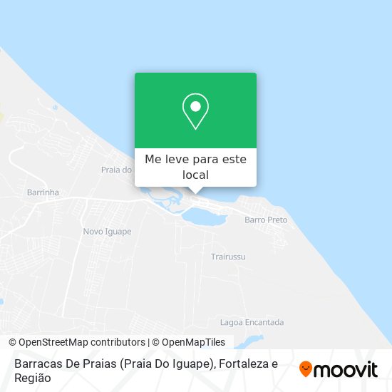 Barracas De Praias (Praia Do Iguape) mapa