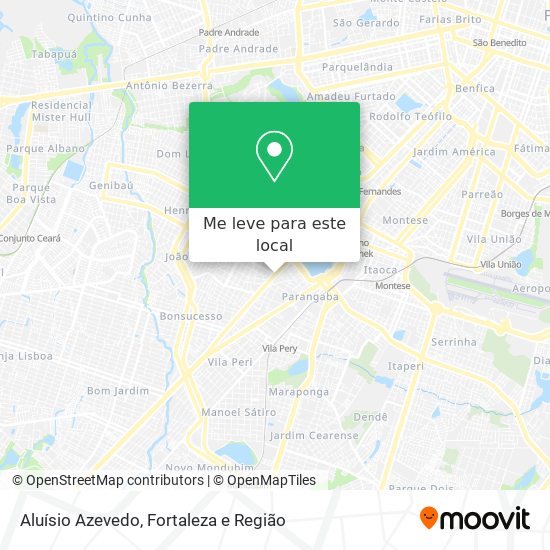 Aluísio Azevedo mapa