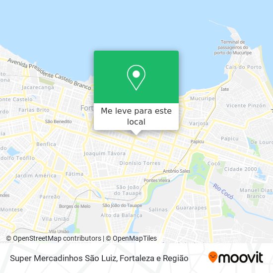 Super Mercadinhos São Luiz mapa