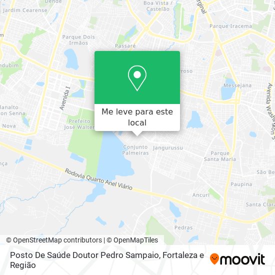 Posto De Saúde Doutor Pedro Sampaio mapa
