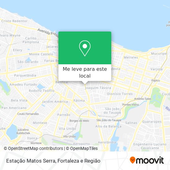 Estação Matos Serra mapa