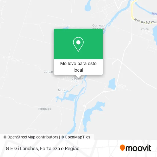 G E Gi Lanches mapa