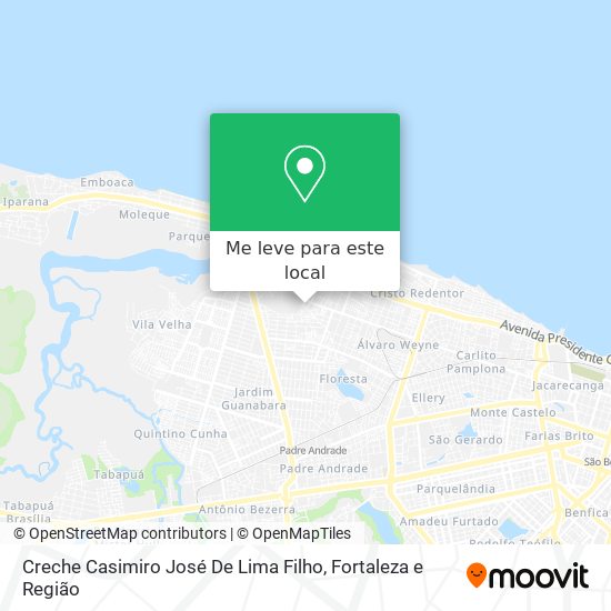 Creche Casimiro José De Lima Filho mapa