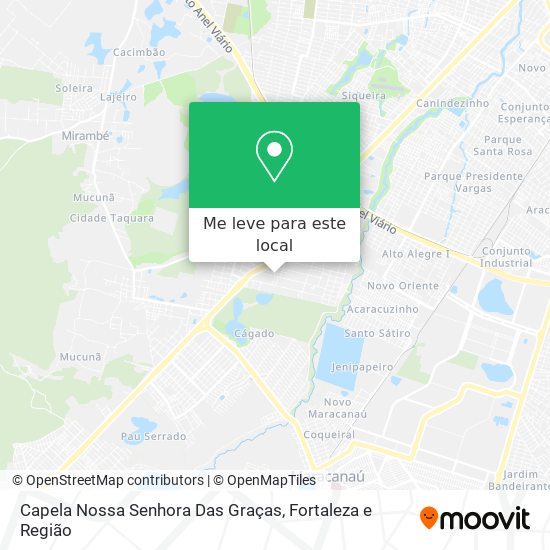 Capela Nossa Senhora Das Graças mapa