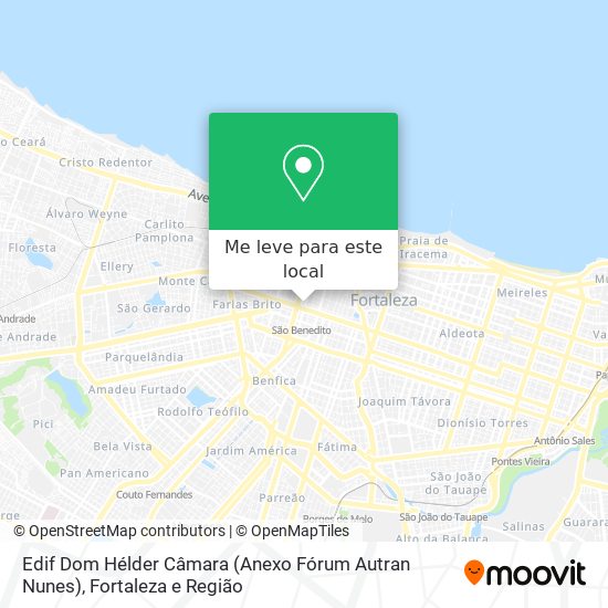 Edif Dom Hélder Câmara (Anexo Fórum Autran Nunes) mapa