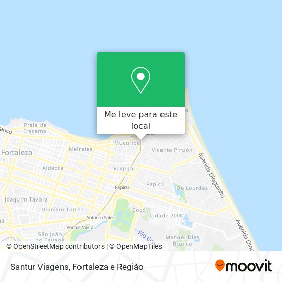 Santur Viagens mapa