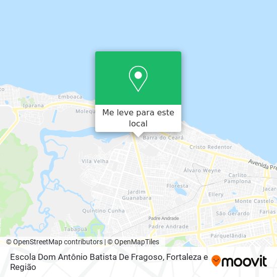 Escola Dom Antônio Batista De Fragoso mapa