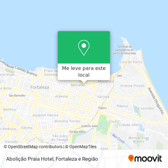 Abolição Praia Hotel mapa