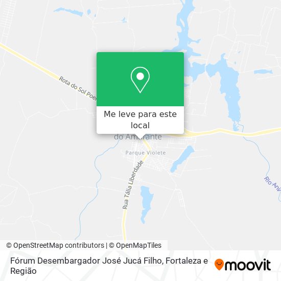 Fórum Desembargador José Jucá Filho mapa