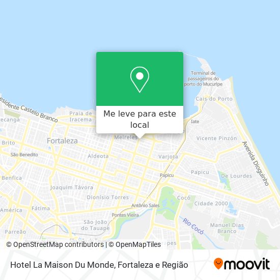 Hotel La Maison Du Monde mapa