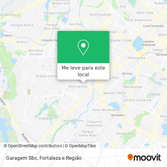 Garagem Sbc mapa
