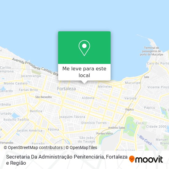 Secretaria Da Administração Penitenciária mapa