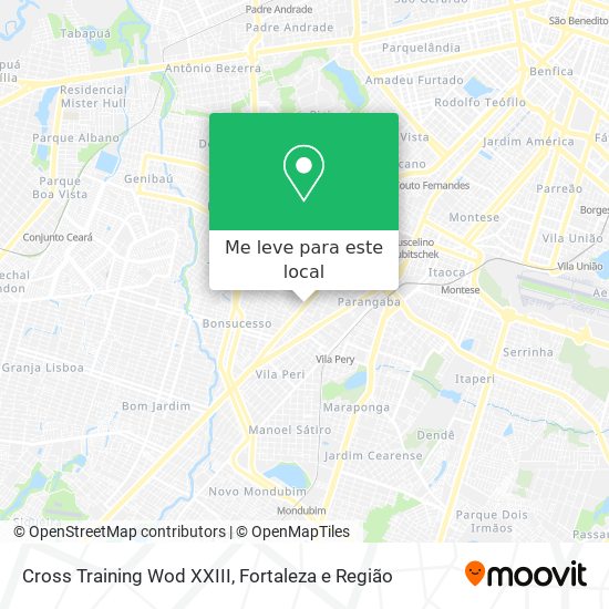 Cross Training Wod XXIII mapa