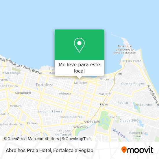 Abrolhos Praia Hotel mapa