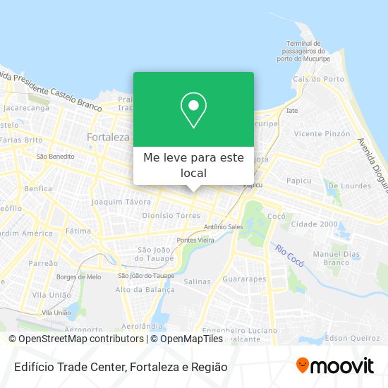 Edifício Trade Center mapa