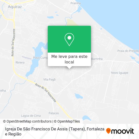 Igreja De São Francisco De Assis (Tapera) mapa