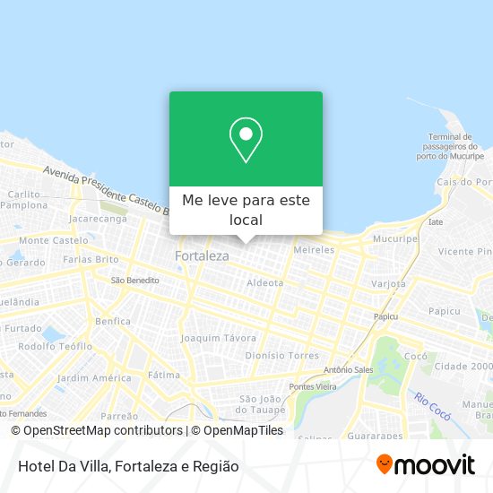 Hotel Da Villa mapa