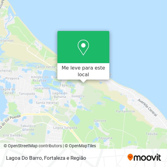 Lagoa Do Barro mapa