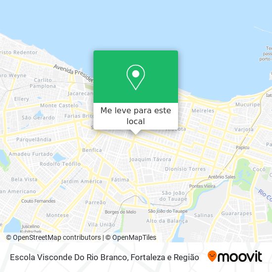 Escola Visconde Do Rio Branco mapa