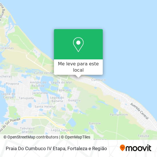 Praia Do Cumbuco IV Etapa mapa