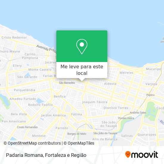 Padaria Romana mapa