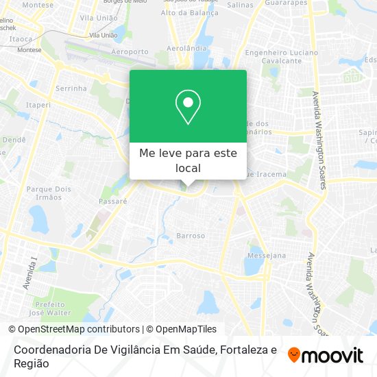 Coordenadoria De Vigilância Em Saúde mapa