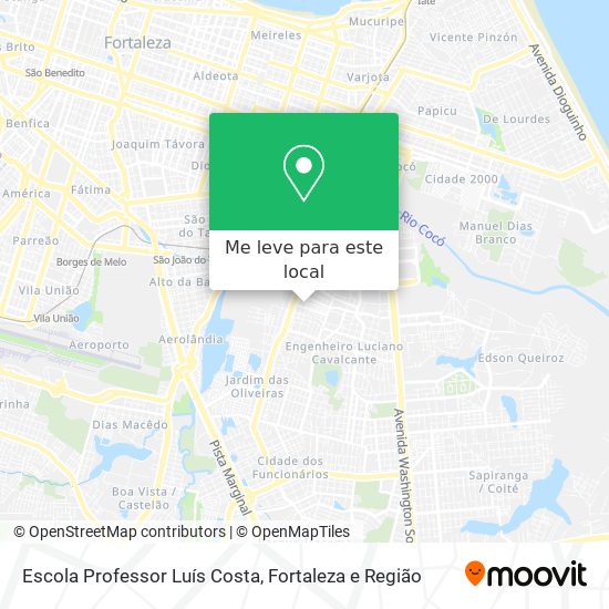 Escola Professor Luís Costa mapa