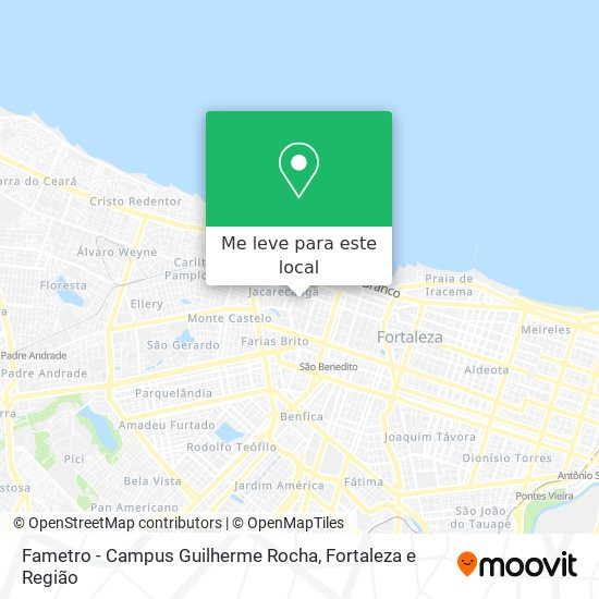 Fametro - Campus Guilherme Rocha mapa
