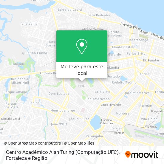 Centro Acadêmico Alan Turing (Computação UFC) mapa