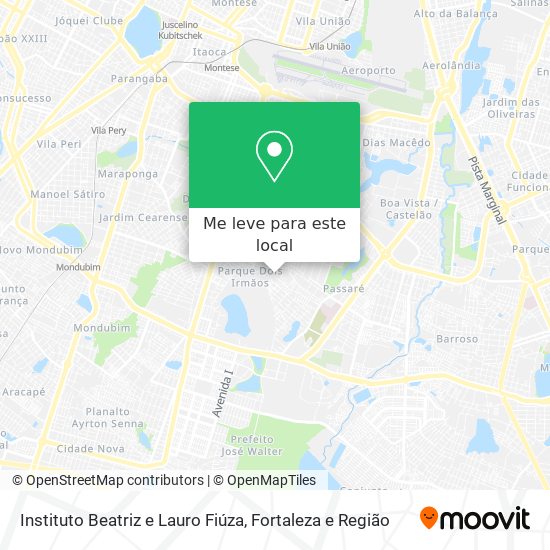 Instituto Beatriz e Lauro Fiúza mapa