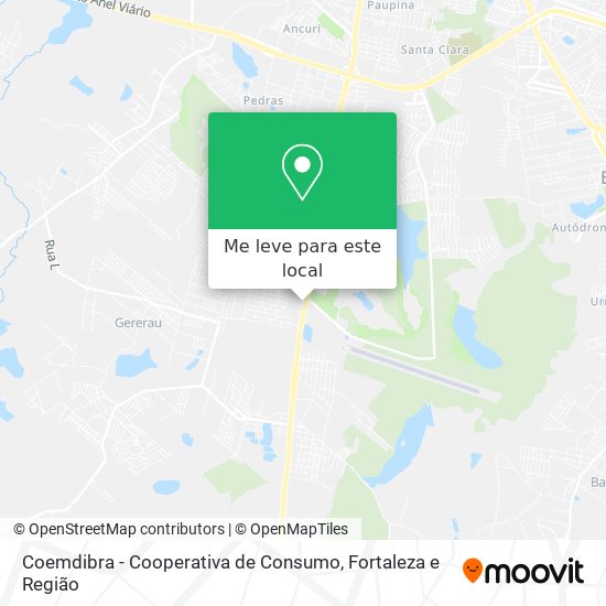 Coemdibra - Cooperativa de Consumo mapa