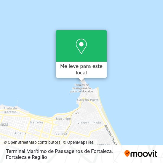 Terminal Marítimo de Passageiros de Fortaleza mapa