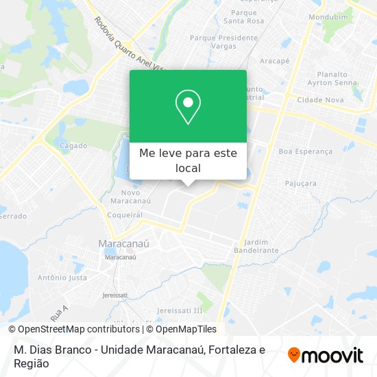 M. Dias Branco - Unidade Maracanaú mapa